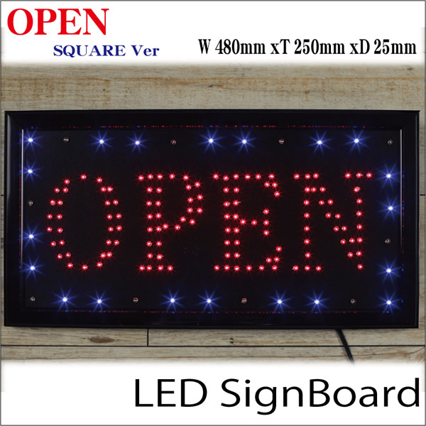 LED電飾看板　OPEN