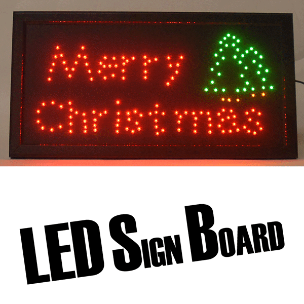 LED電飾看板　メリークリスマス　イルミネーション